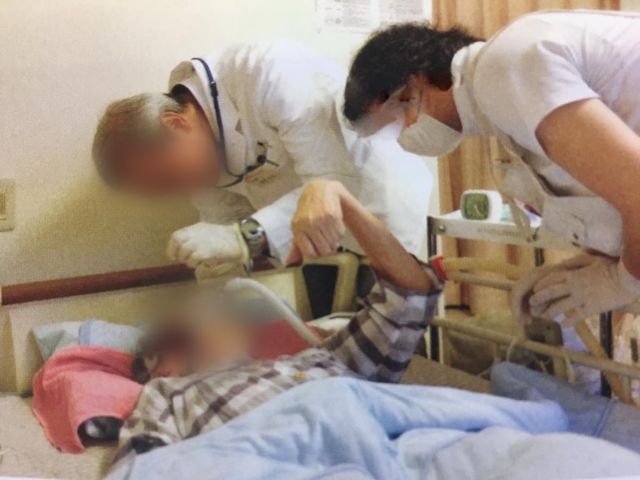 介護中のスタッフの居室