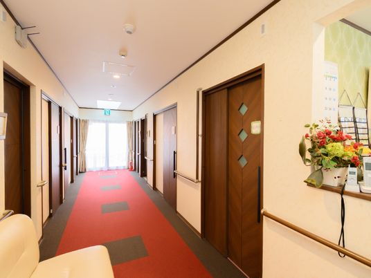 清潔感のある廊下