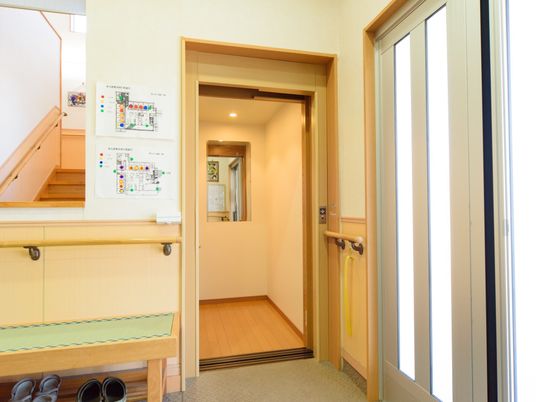 廊下の安全な出入口