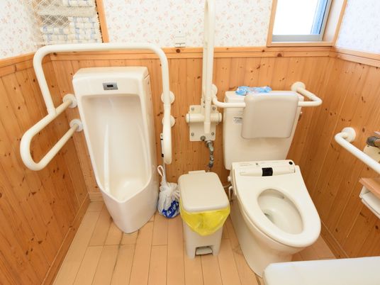 バリアフリー対応の洗面所