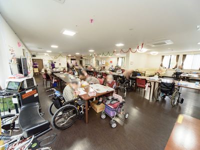 広々とした食堂