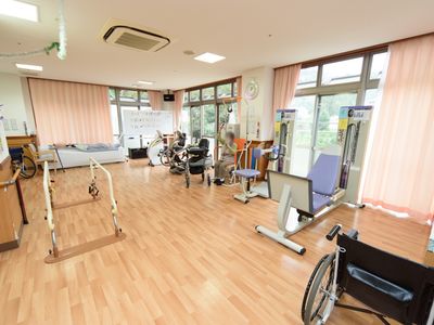 機能訓練用の器具あり