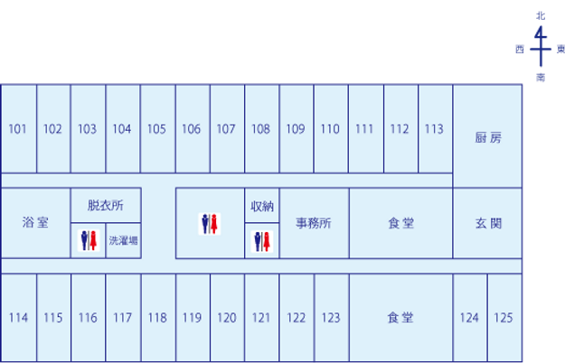 部屋番号配置図