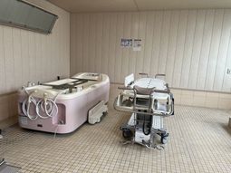 整備された介護用浴場