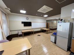 明るい共用スペース