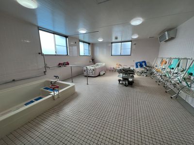 介護施設の浴室設備