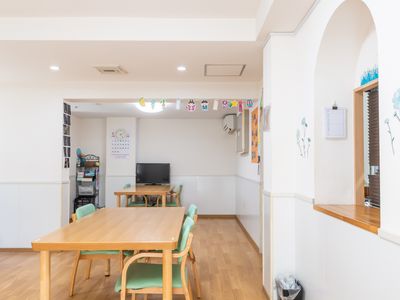 明るい空間のリビング