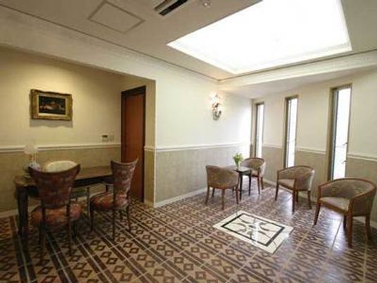 落ち着いた休憩スペース