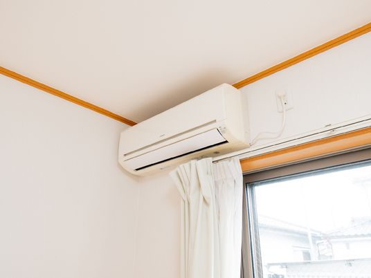 エアコンが設置された部屋