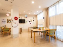 明るい共有スペース