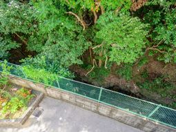 緑豊かな庭園の上部