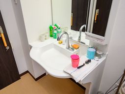 清潔な洗面台