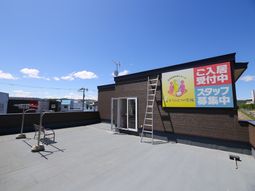 屋上のスタッフエリア