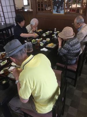 共同食事の皆様のサポート