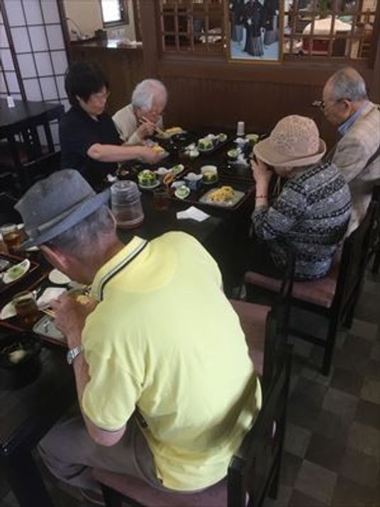 共同食事の皆様のサポート