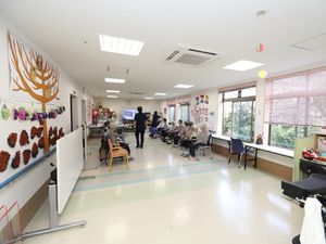明るい機能訓練室