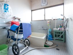 清潔感のある浴室設備