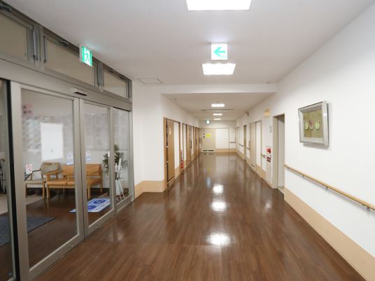 清潔感のある廊下