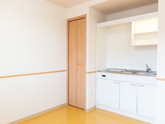 洋室のキッチンコーナー