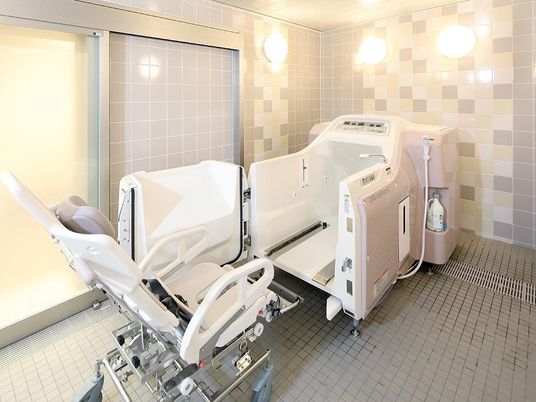 設備充実の浴室