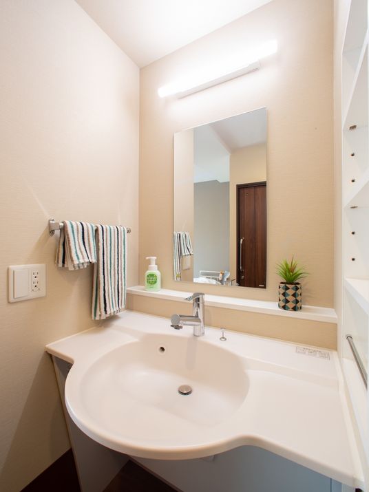 清潔感のある洗面台