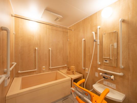 介護施設の浴室設備