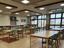 快適な食堂の様子