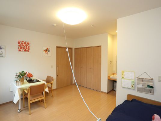 居室の明るい雰囲気