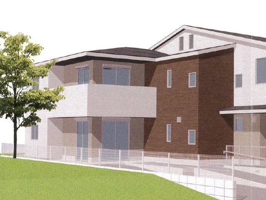 モダンな外観の建物