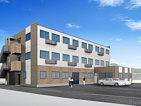 建物の新しい外観