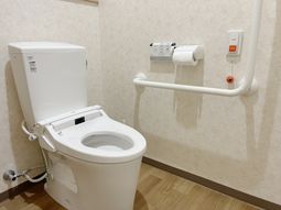 安全な設備のトイレ