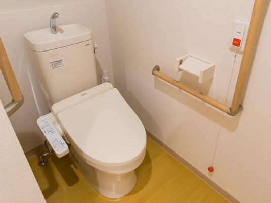 バリアフリーの整備されたトイレ