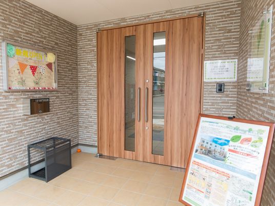 明るいエントランス