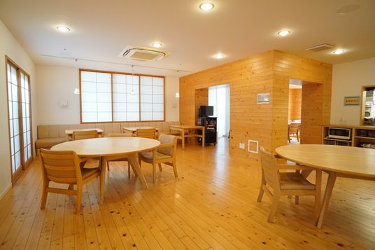 広々とした職員休憩所