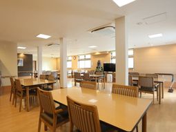 広々とした食堂の様子