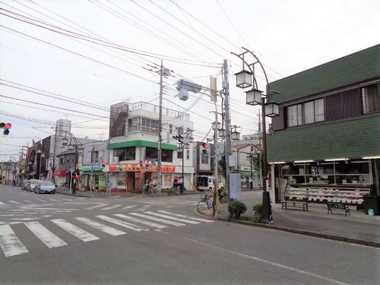 街角の日常的情景