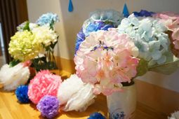 彩り豊かな花の装飾