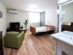 居室の一角と家具