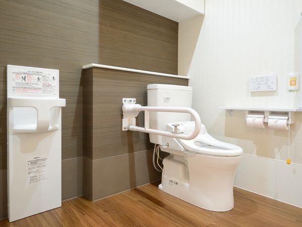 清潔なトイレ設備