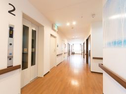 廊下の明るく清潔な様子