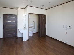 清潔な居室の一角