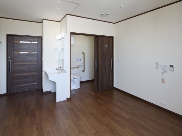 清潔な居室の一角