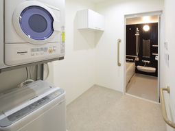 清潔な洗濯と浴室空間