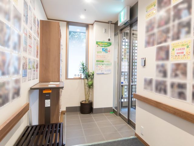 エントランスの情報掲示