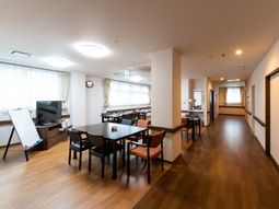 明るい共有スペース