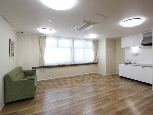 明るい清潔な居室