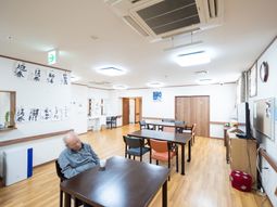 明るい共有スペース