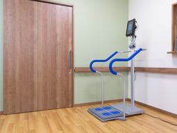 運動器具のある練習室