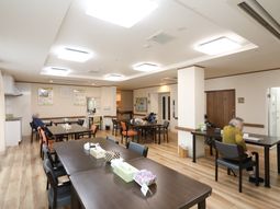 明るい共有スペース