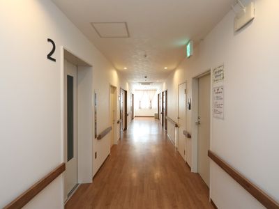 清潔感ある明るい廊下